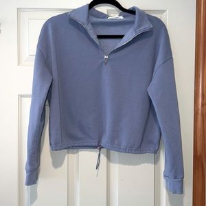 Dusty purple / blue quarter zip